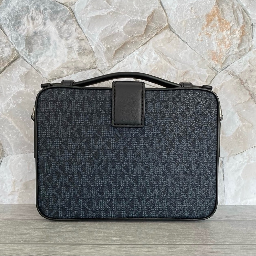 Michael Kors Navy Cooper Lunch Box Crossbody Bag - Picture 3 of 6